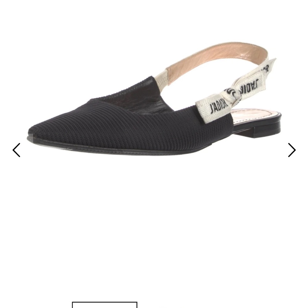 Christian Dior J’adore Printed Slingback Flats - Picture 2 of 5